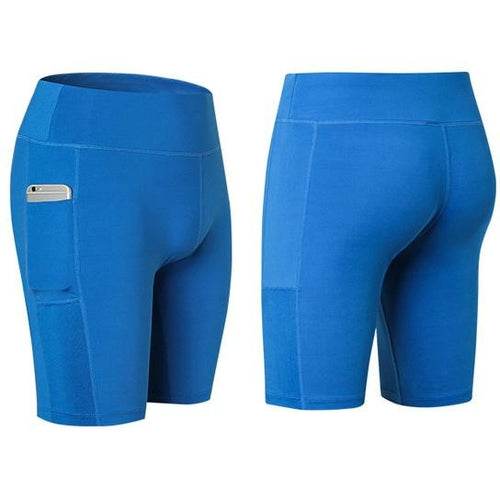 All Seasons Yoga Shorts Stretchable With Phone Pocket - Big J's Showstoppin' Store