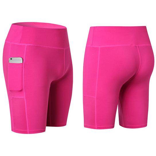 All Seasons Yoga Shorts Stretchable With Phone Pocket - Big J's Showstoppin' Store