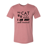 DT0175 My Cat Is Not Spoiled Shirt - Big J's Showstoppin' Store