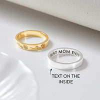 Birth Month Flowers Ring, Family Floral Ring, Gift for Mom,Mother Ring - Big J's Showstoppin' Store