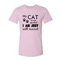 DT0175 My Cat Is Not Spoiled Shirt - Big J's Showstoppin' Store