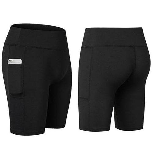 All Seasons Yoga Shorts Stretchable With Phone Pocket - Big J's Showstoppin' Store