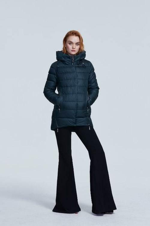 Women warm hooded winter coat women jacket casual parkas jacket - Big J's Showstoppin' Store