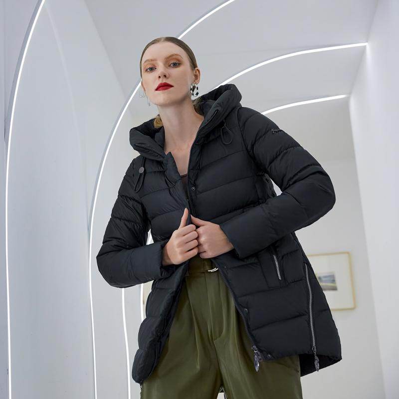 Women warm hooded winter coat women jacket casual parkas jacket - Big J's Showstoppin' Store