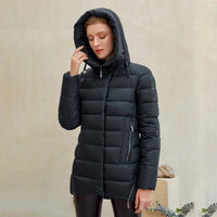 Women warm hooded winter coat women jacket casual parkas jacket