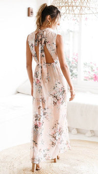 Bohemian Sleeveless Elegant Dress Sexy Dress Woman - Big J's Showstoppin' Store