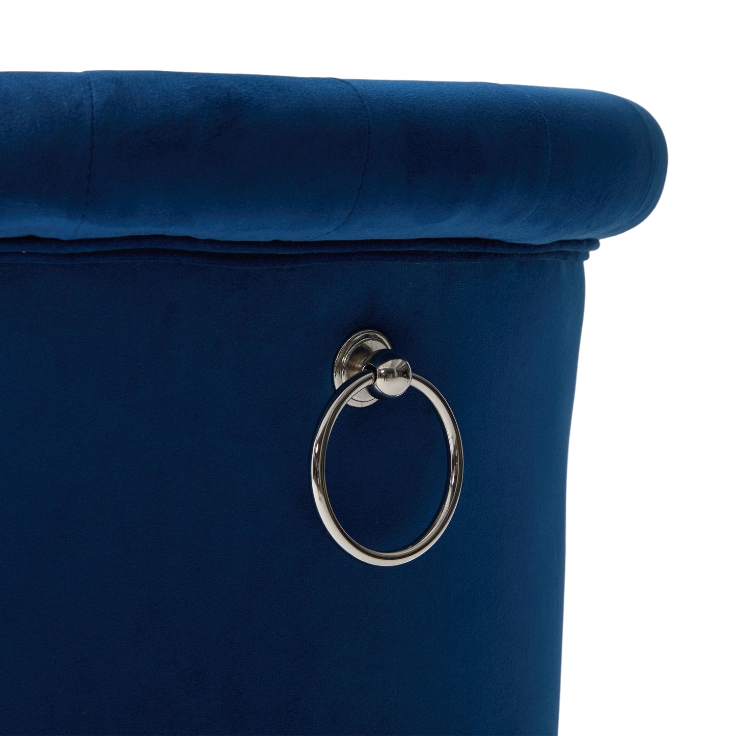 Velvet Bar Stool Set of 2, Adjustable Swivel Bar Stools with Silver