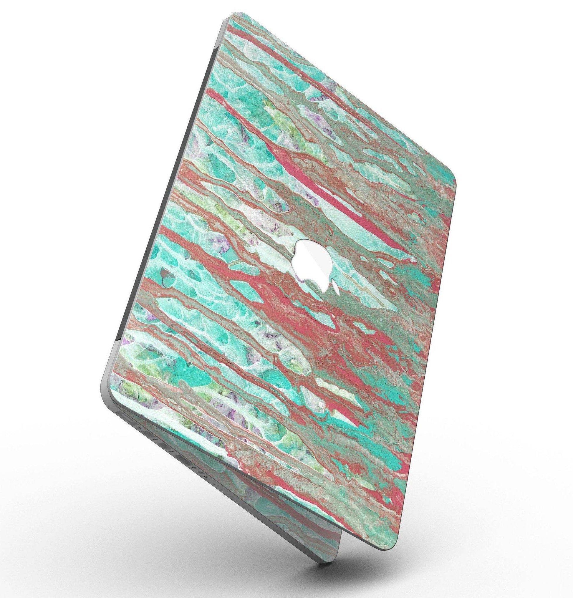 Abstract Wet Paint Mint Rustic - MacBook Pro with Retina Display - Big J's Showstoppin' Store
