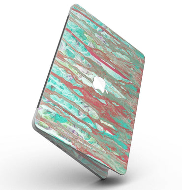 Abstract Wet Paint Mint Rustic - MacBook Pro with Retina Display - Big J's Showstoppin' Store