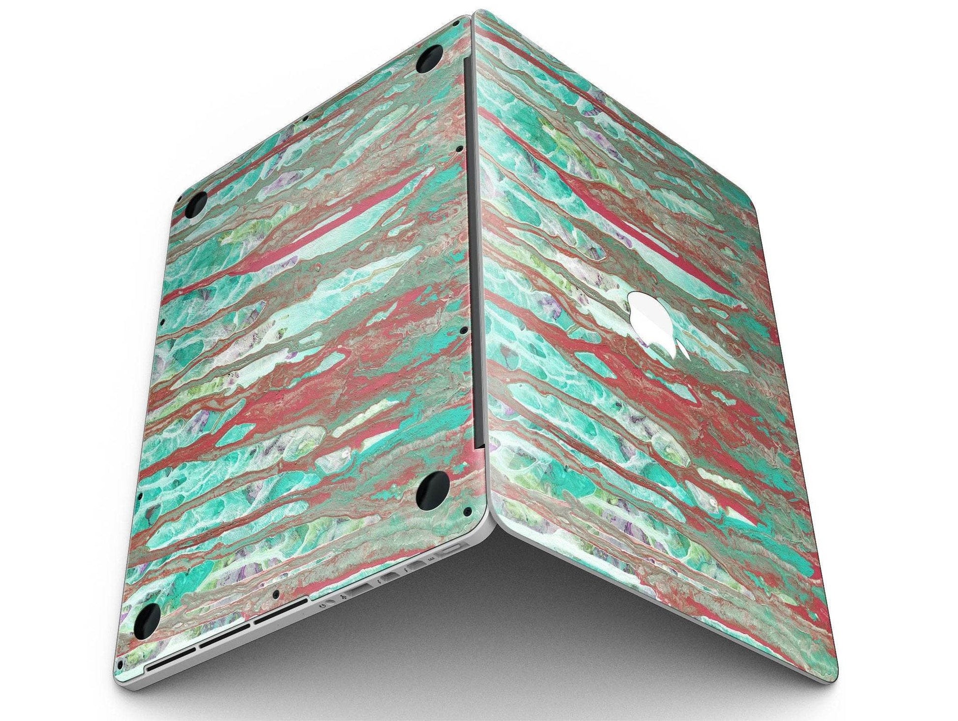 Abstract Wet Paint Mint Rustic - MacBook Pro with Retina Display - Big J's Showstoppin' Store