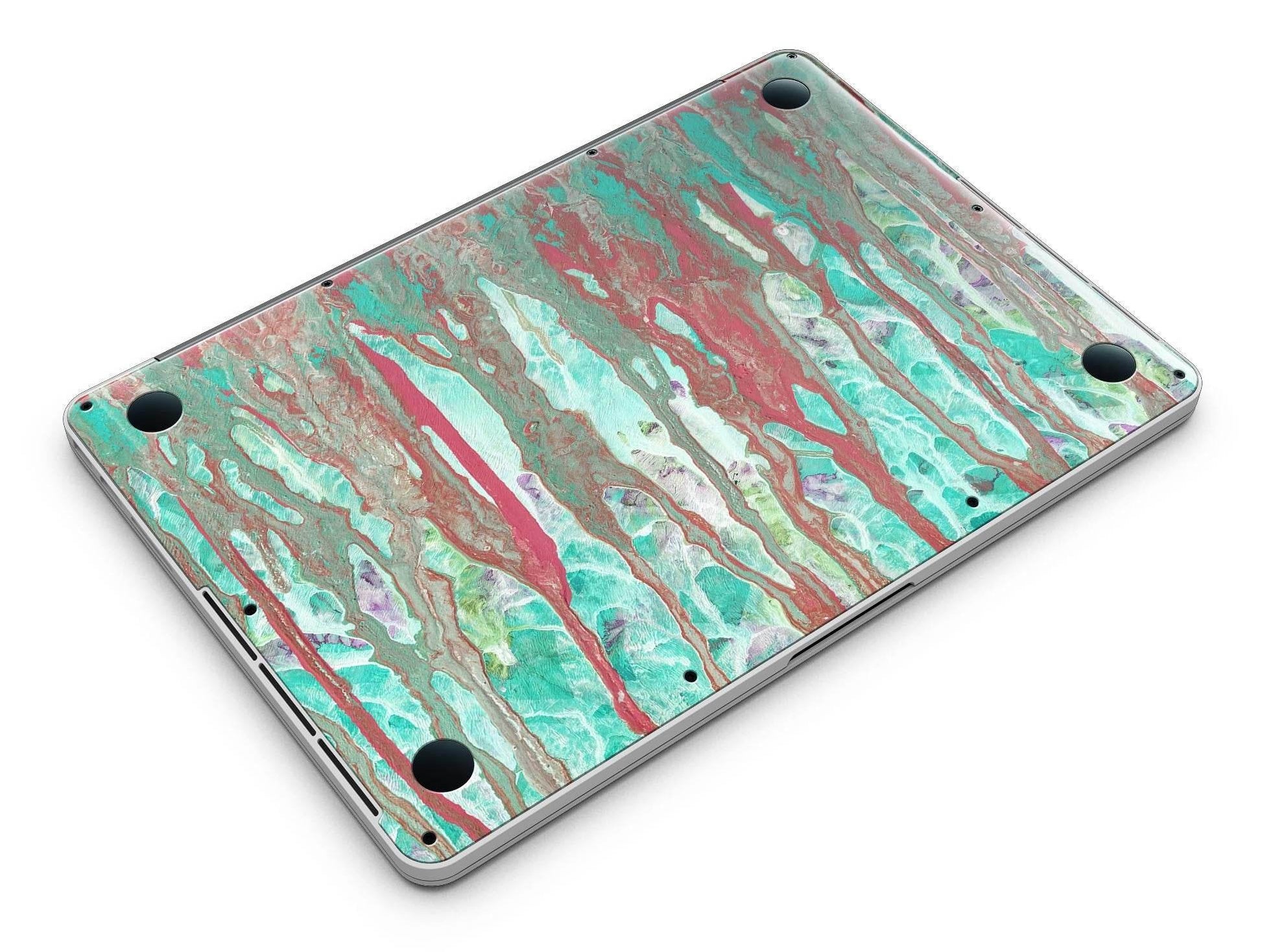 Abstract Wet Paint Mint Rustic - MacBook Pro with Retina Display - Big J's Showstoppin' Store