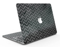 Black Watercolor with White Chevron - MacBook Air Skin Kit - Big J's Showstoppin' Store