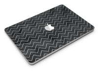 Black Watercolor with White Chevron - MacBook Air Skin Kit - Big J's Showstoppin' Store