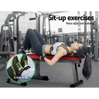 Everfit Multi-Station Weight Bench Press Weights Equipment Fitness