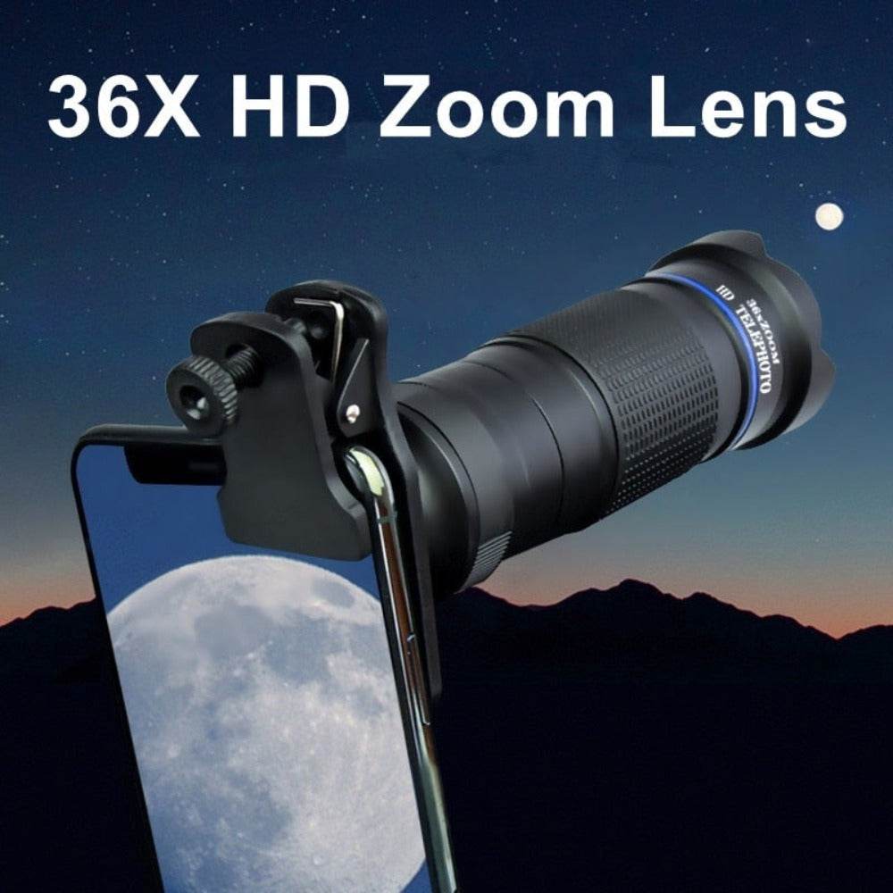Dragon 36X Mobile Phone Lens Kit With Tripod - Big J's Showstoppin' Store