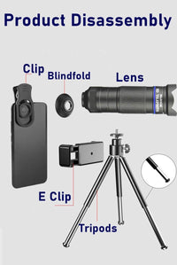 Dragon 36X Mobile Phone Lens Kit With Tripod - Big J's Showstoppin' Store