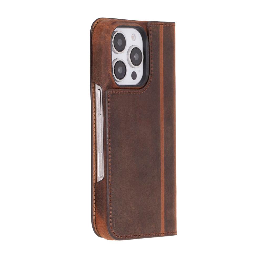 Decatur Leather iPhone 16 Pro Max Folio Case - Big J's Showstoppin' Store