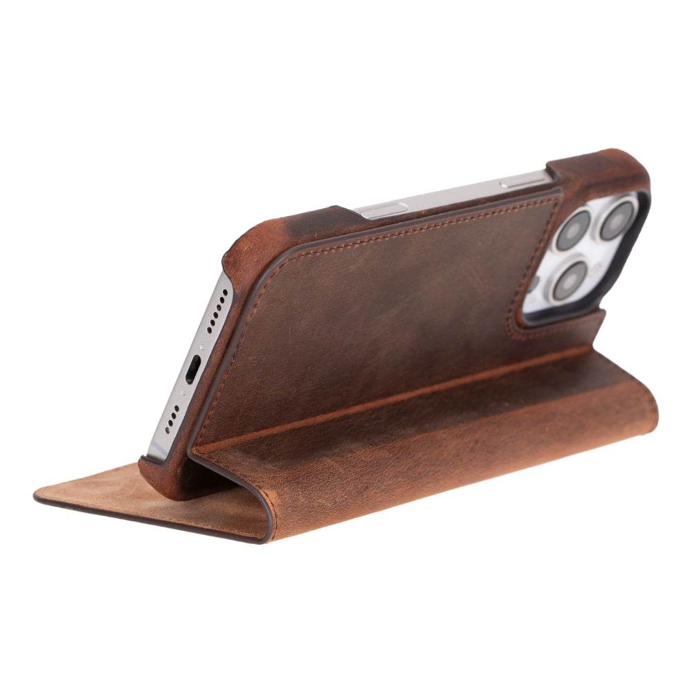 Decatur Leather iPhone 16 Pro Max Folio Case - Big J's Showstoppin' Store