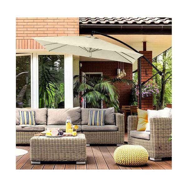 Milano Outdoor Umbrella Cantilever Garden Deck Patio Shade - Big J's Showstoppin' Store
