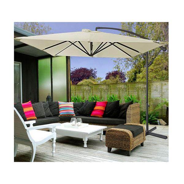 Milano Outdoor Umbrella Cantilever Garden Deck Patio Shade - Big J's Showstoppin' Store