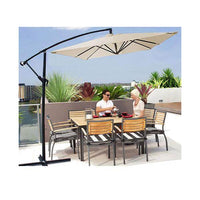 Milano Outdoor Umbrella Cantilever Garden Deck Patio Shade - Big J's Showstoppin' Store