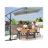 Milano Outdoor Umbrella Cantilever Garden Deck Patio Shade - Big J's Showstoppin' Store