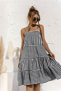 2021 Casual Spaghetti Midi Dress - Big J's Showstoppin' Store