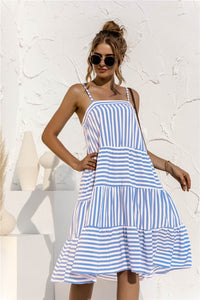 2021 Casual Spaghetti Midi Dress - Big J's Showstoppin' Store