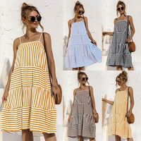 2021 Casual Spaghetti Midi Dress - Big J's Showstoppin' Store