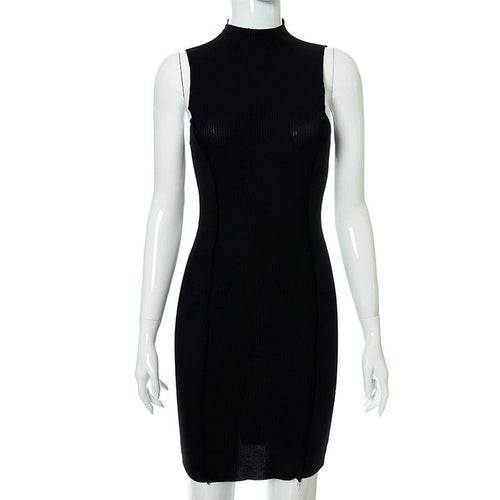 Ribbed Sleeveless Bodycon Summer Dresses For Women - Big J's Showstoppin' Store