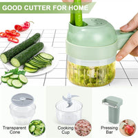 Portable Handheld 4 in 1 Electric Vegetable Slicer - Big J's Showstoppin' Store