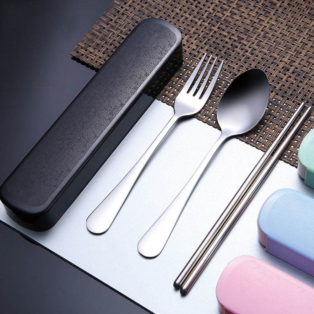 Stainless Steel Travel Utensils - Big J's Showstoppin' Store