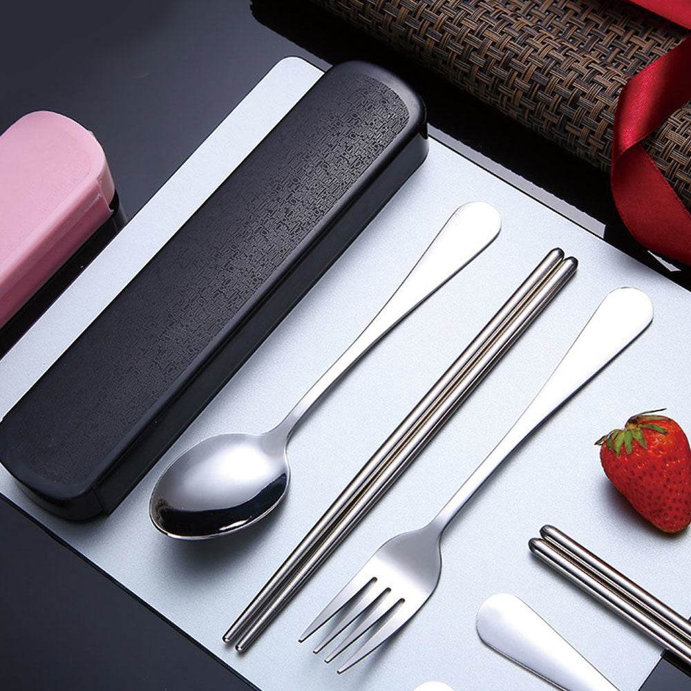 Stainless Steel Travel Utensils - Big J's Showstoppin' Store