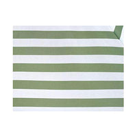 Striped Outdoor Umbrella For Garden Patio Green And White Stripe - Big J's Showstoppin' Store
