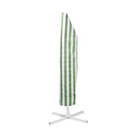 Striped Outdoor Umbrella For Garden Patio Green And White Stripe - Big J's Showstoppin' Store