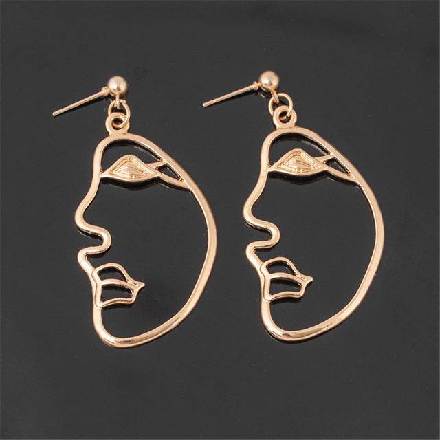1Pair Retro Art Abstract Cutout - Big J's Showstoppin' Store
