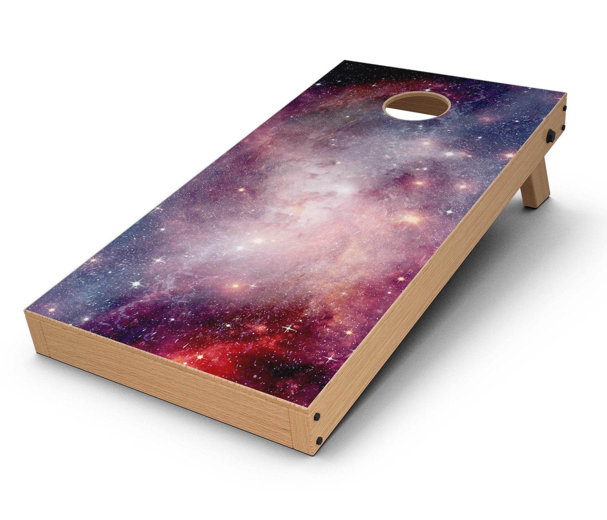 Vibrant Space CornHole Board Skin Decal Kit - Big J's Showstoppin' Store