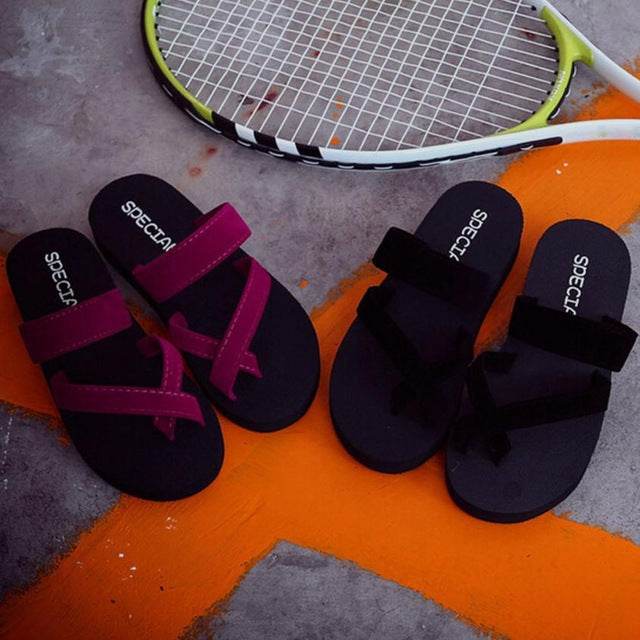 Women's Slippers Summer Flip Flops Beach Open Toe - Big J's Showstoppin' Store