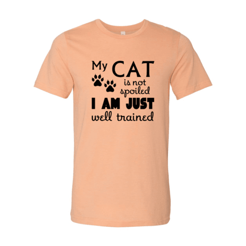DT0175 My Cat Is Not Spoiled Shirt - Big J's Showstoppin' Store