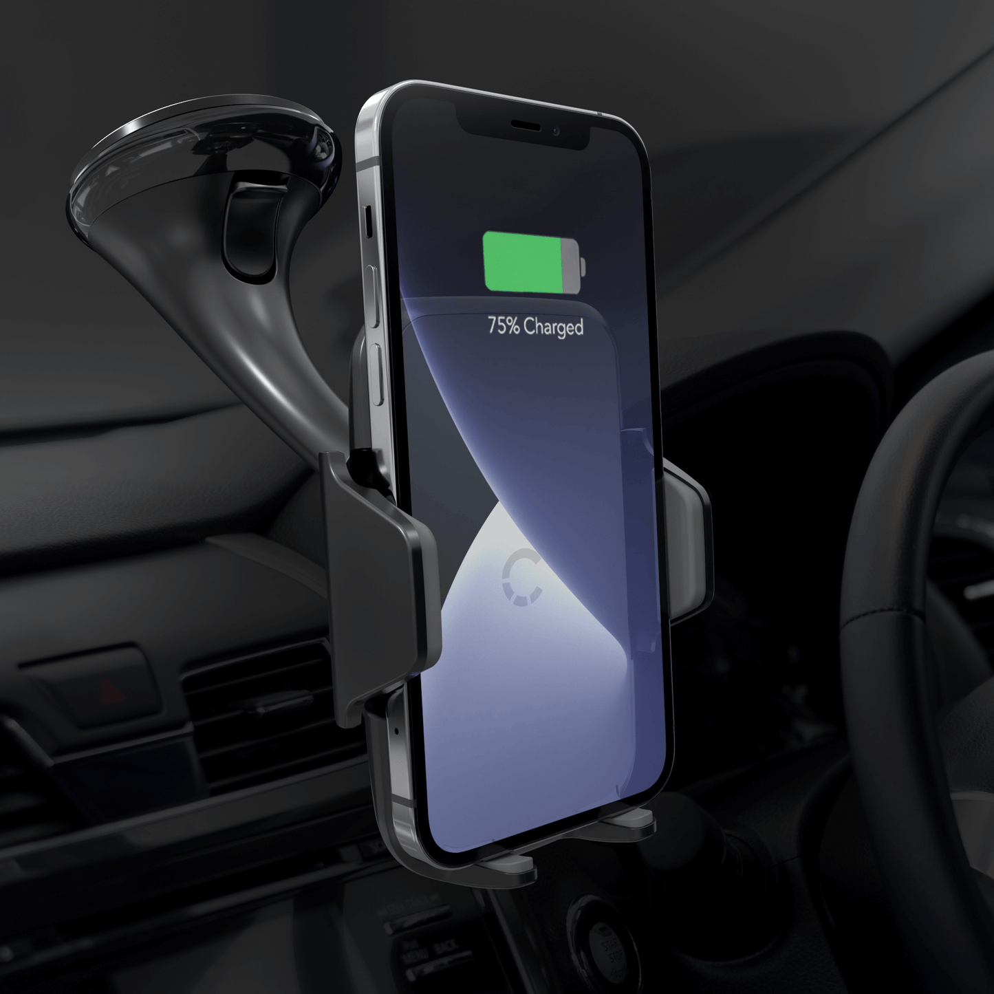Cygnett ExoDrive Wireless Phone Charger with Window Mount for