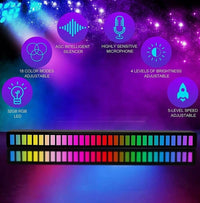 Dragon Sound Reactive Music Light Bar 2 pcs pack - Big J's Showstoppin' Store