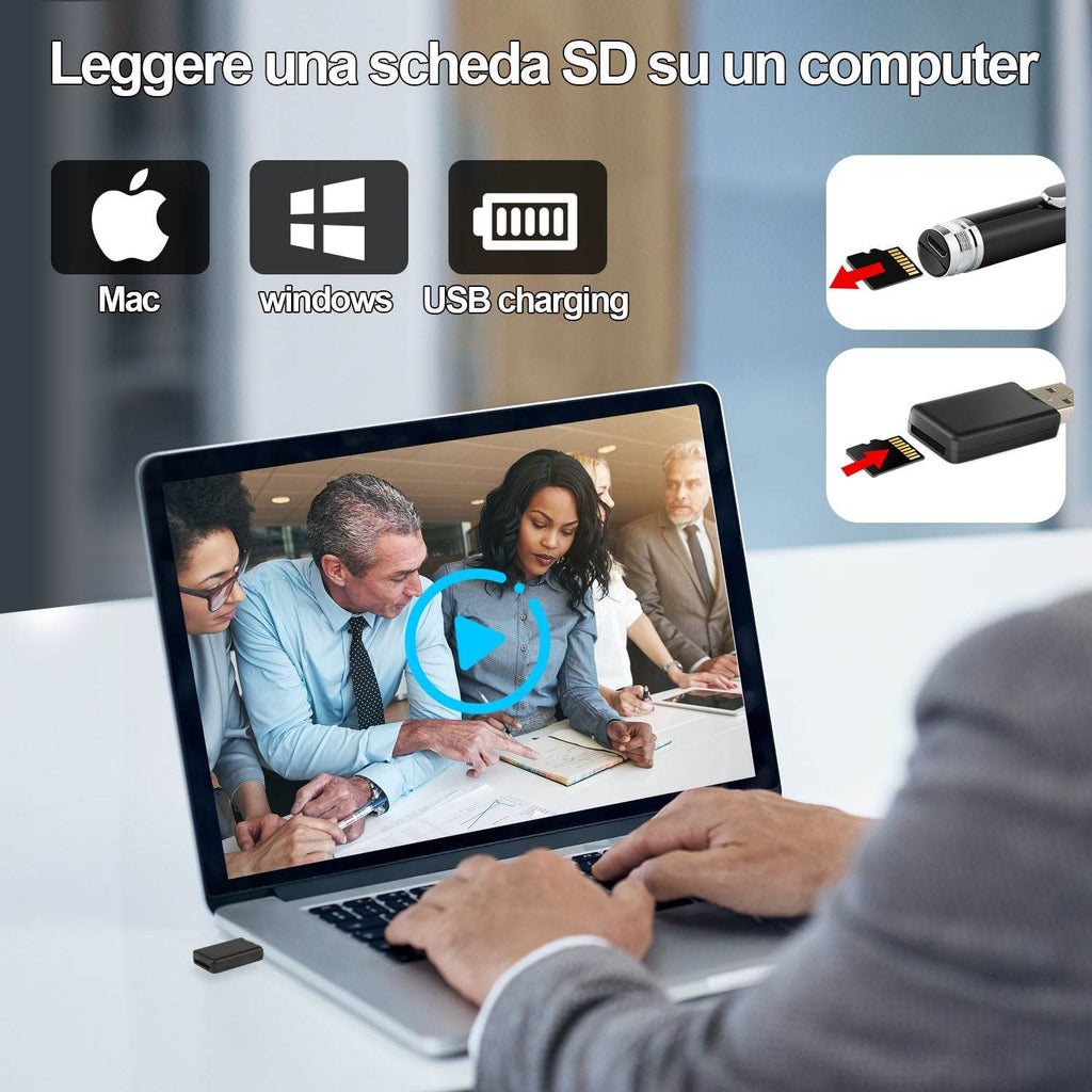 1080P HD Mini Camcorder Sports DV DVR Camcorder Hidden Camera Pen - Big J's Showstoppin' Store