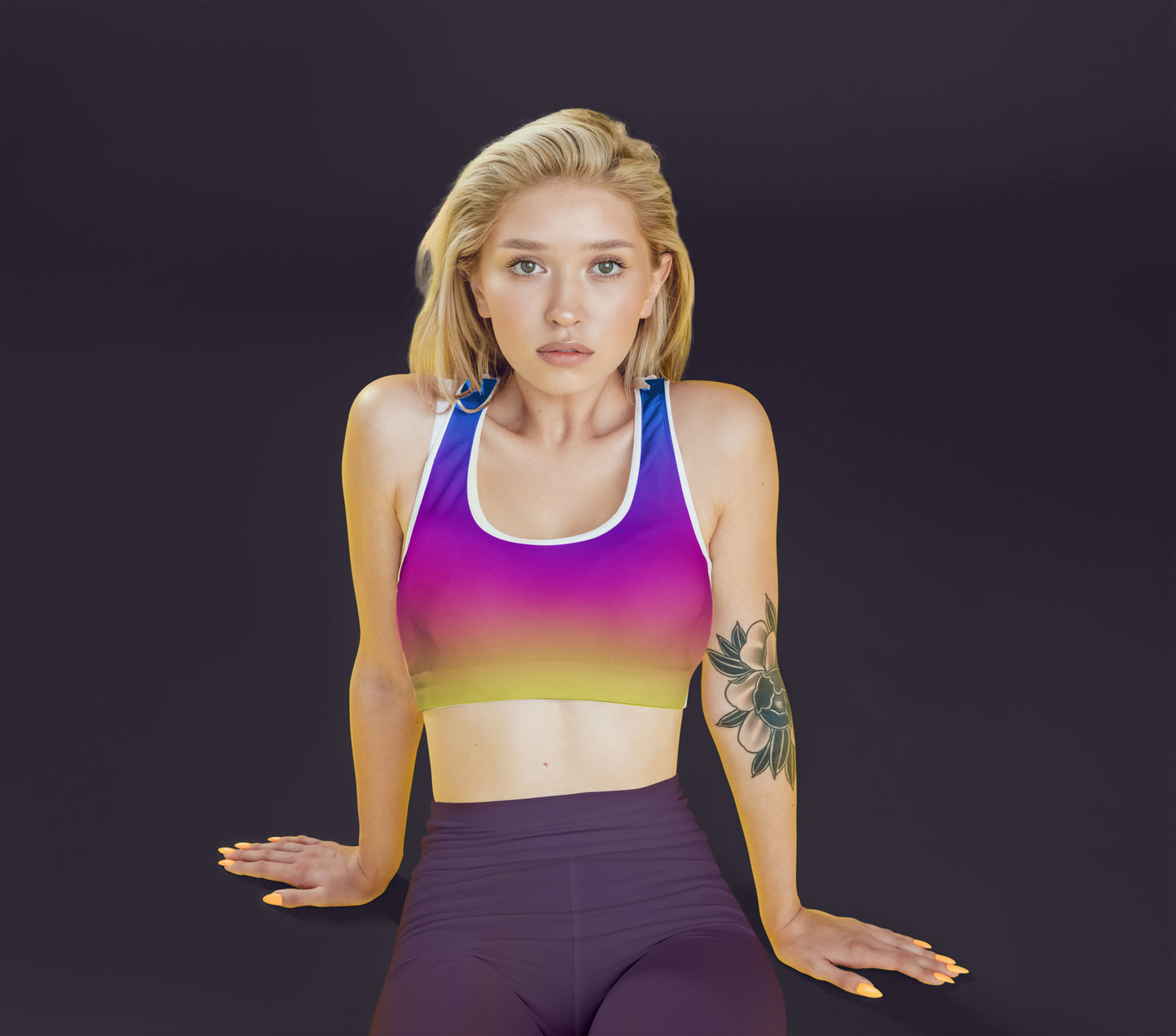 Unicorn Ombre Fitness Set Colorful