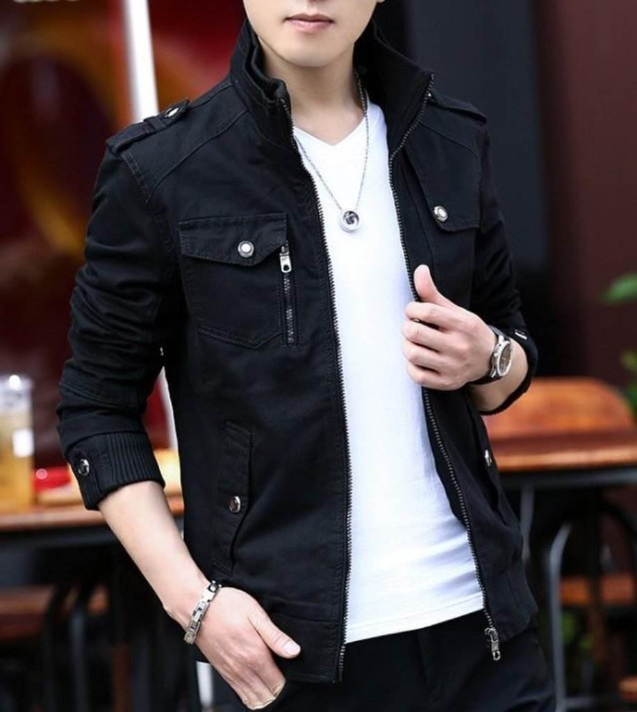 Mens Military Theme Short Jacket - Big J's Showstoppin' Store