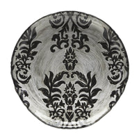 DAMASK Black Velvet Gilded Glass Canapé Plates - Big J's Showstoppin' Store