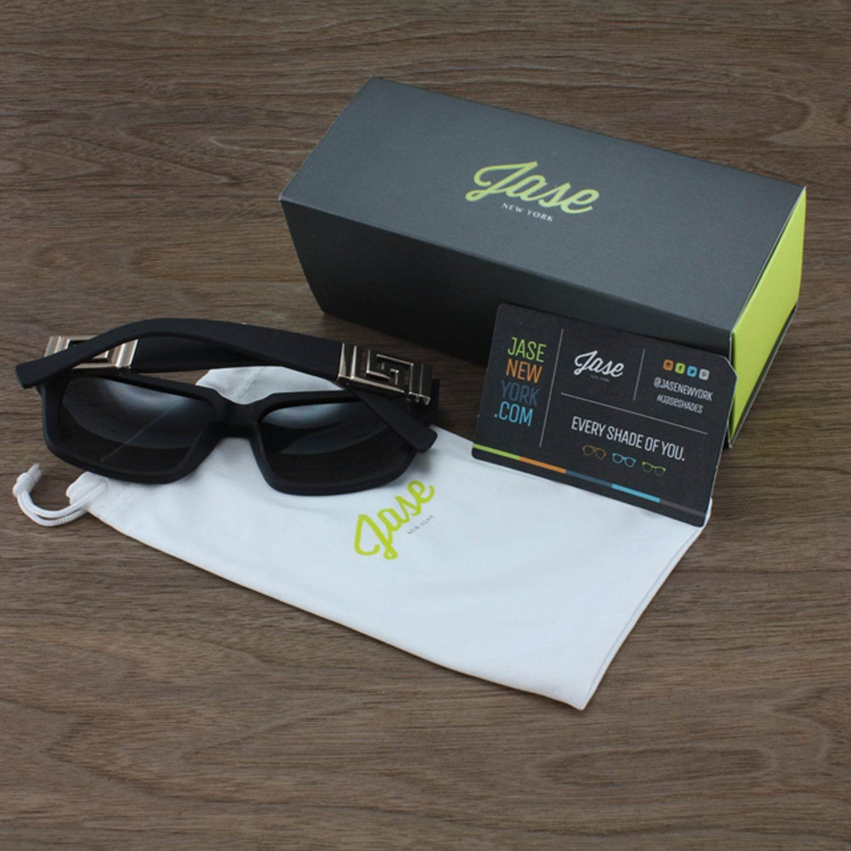 Jase New York Victor Sunglasses in Matte Black - Big J's Showstoppin' Store