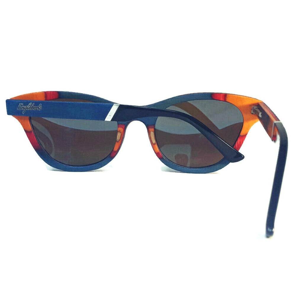 Beach Bound Skateboard Wood and Acetate Sunglasses, Polarized - Big J's Showstoppin' Store