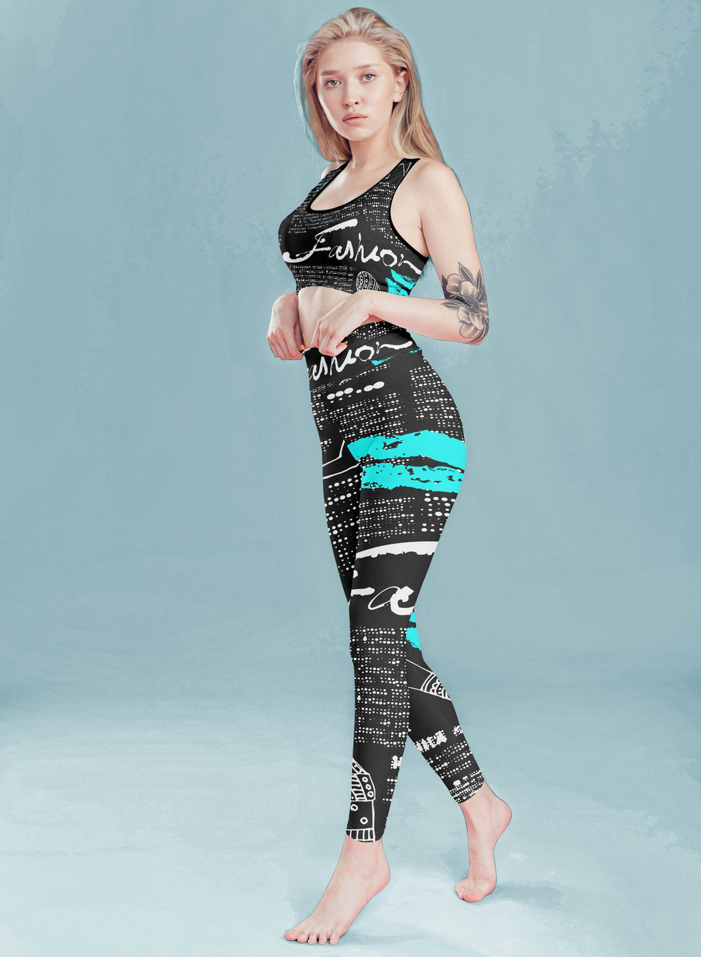 Black Fashion Fitness Set - Big J's Showstoppin' Store