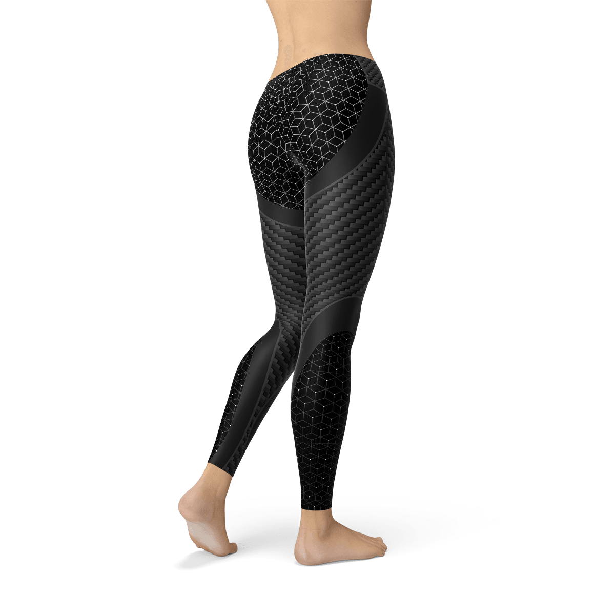 Womens Carbon Fiber Sports Leggings - Big J's Showstoppin' Store