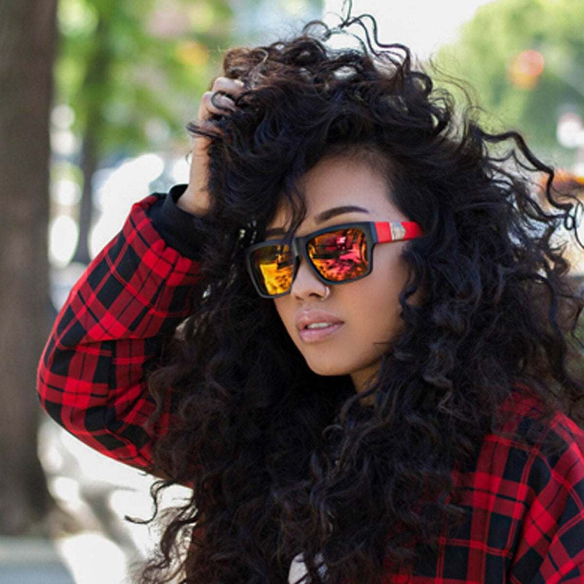 Jase New York Carter Sunglasses in Varsity Red - Big J's Showstoppin' Store